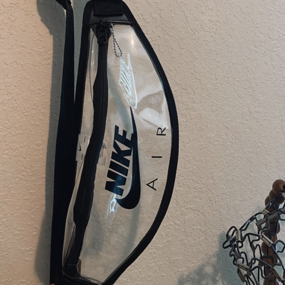 Two Nike clear bags gently used!